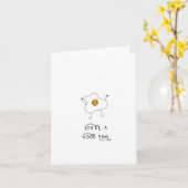 Du bist eine gute Eierkarte Karte (Gelbe Blume)