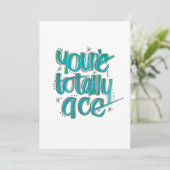 Du bist eine handgezogene Freundschaftskarte. (Stehend Vorderseite)