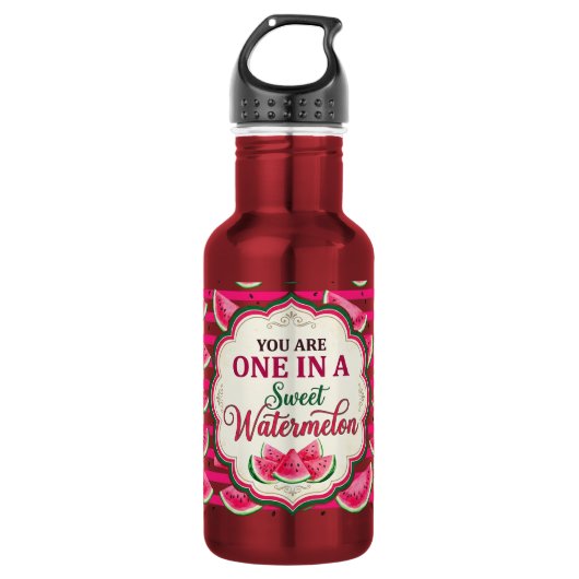Du bist eine in einer edelstahlflasche (Vorderseite)
