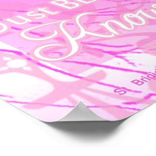 Du bist eine inspirierende Botschaft Gottes Poster (Ecke)