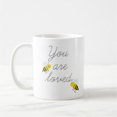 Du bist eine Liebling-Honigbienen-Tasse Kaffeetasse (Links)