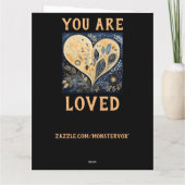 Du bist eine Lieblingskarte Karte (Rückseite)