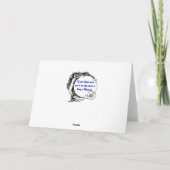 Du bist eine Meerjungfrau Karte (Rückseite)