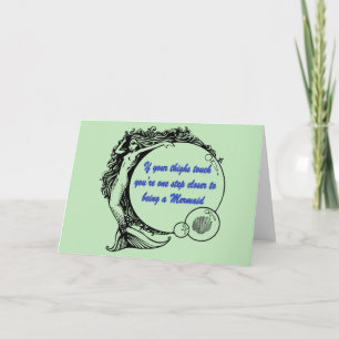 Du bist eine Meerjungfrau Karte