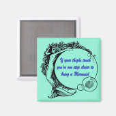 Du bist eine Meerjungfrau Magnet (Vorderseite/Rückseite)