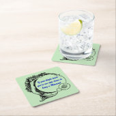 Du bist eine Meerjungfrau Rechteckiger Pappuntersetzer (Vor Ort)