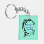 Du bist eine Meerjungfrau Schlüsselanhänger (Vorderseite links)