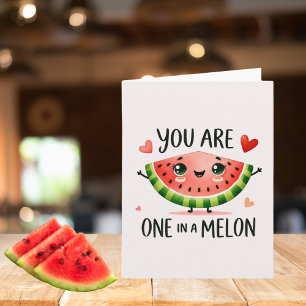 Du bist eine Melone - Süße Wassermelone Karte