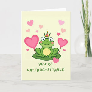 Du bist eine nicht-Frosch-günstige Valentinkarte. Feiertagskarte