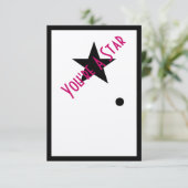 Du bist eine Oscar-Party Einladung (Stehend Vorderseite)