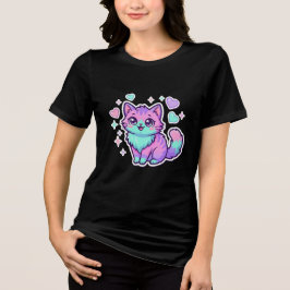 Du bist eine perfekte Katze Tri-Blend Shirt
