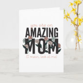 Du bist eine Phantastische Mama, die mir die Mutte Karte (Gelbe Blume)