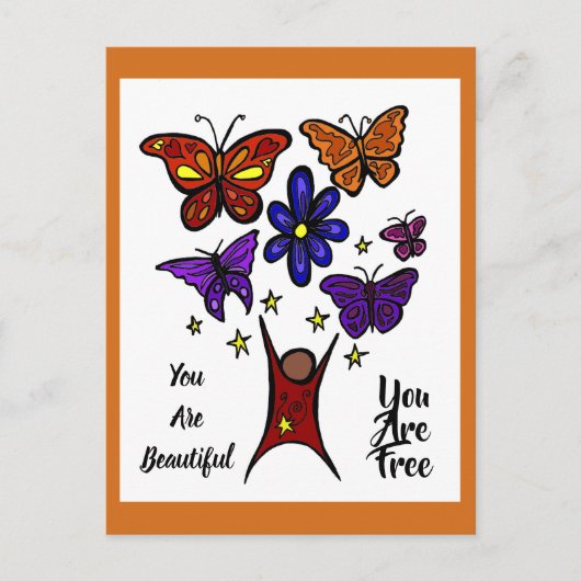 Du bist eine schöne Postkarte (Vorderseite)