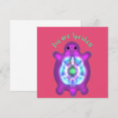 Du bist eine Speshell-Schildkröte Personalisiertes Einladung (Vorne/Hinten)