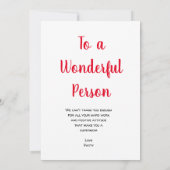 Du bist eine Supermuttergesture-Mutter-Wertschätzu Dankeskarte (Rückseite)