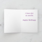 Du bist eine Superstar-Geburtstagskarte Karte (Innenseite)