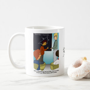 Du bist eine Tasse mit dem Fired-Kaffee