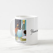 Du bist eine Tasse mit dem Fired-Kaffee (Vorderseite Links)