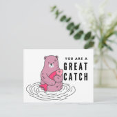 Du bist eine tolle, lustige Jubiläumskarte für Lie Postkarte (Stehend Vorderseite)