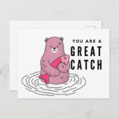 Du bist eine tolle, lustige Jubiläumskarte für Lie Postkarte (Vorne/Hinten)