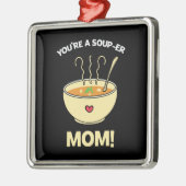 Du bist eine tolle Mama Ornament Aus Metall (Links)