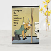 Du bist eine Versuchung Karte (Gelbe Blume)