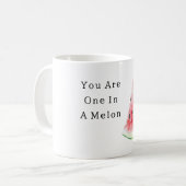 Du bist eine Wassermelone Kaffeetasse (Vorderseite Links)