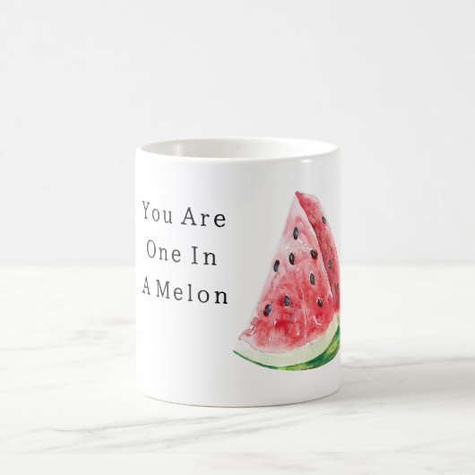 Du bist eine Wassermelone Kaffeetasse (Mittel)