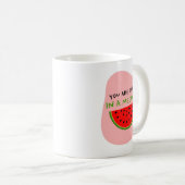 Du bist einer in einem Melon Geschenk Special jema Kaffeetasse (VorderseiteRechts)