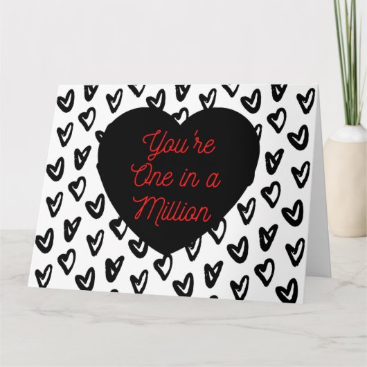 DU BIST EINER IN EINER MILLIONEN KARTE (Vorderseite)