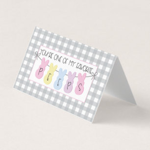 Du bist einer meiner Lieblings-Pieps-Goodie-Beutel Visitenkarten