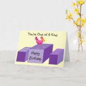 Du bist einer von A ... Karte (Gelbe Blume)