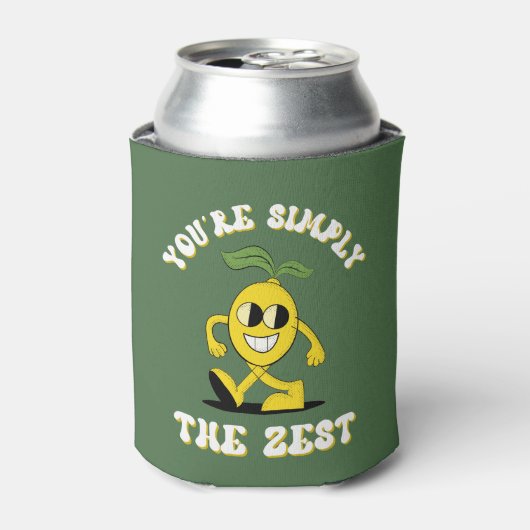 Du bist einfach der Zest Funny Lemon Pun Dosenkühler (Kanne Vorderseite)
