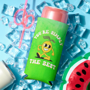 Du bist einfach der Zest Funny Lemon Pun Selters Dosenkühler