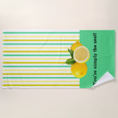 Du bist einfach der Zest! Strandtuch (Vorderseite)