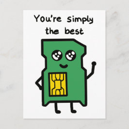 "Du bist einfach die beste" Karte