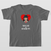"Du bist einfach nicht mein Bluttyp" Funny Vampire T-Shirt (Ablage )