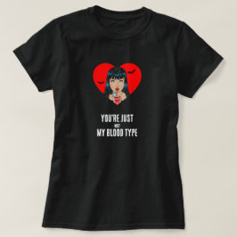 "Du bist einfach nicht mein Bluttyp" Funny Vampire T-Shirt