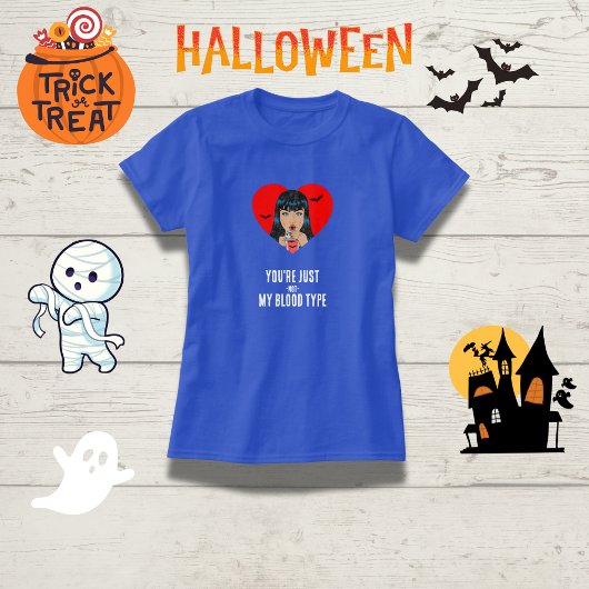 "Du bist einfach nicht mein Bluttyp" Funny Vampire T-Shirt