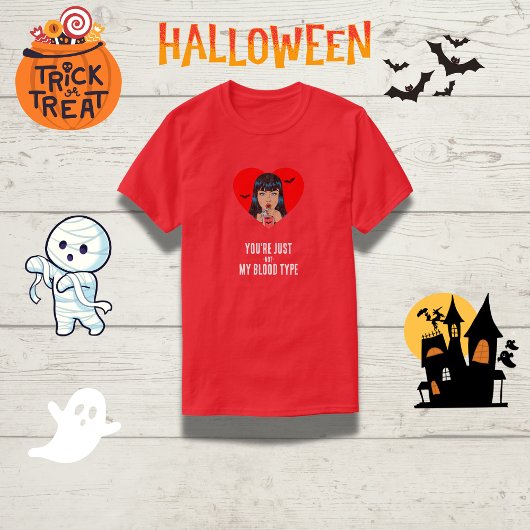 "Du bist einfach nicht mein Bluttyp" Funny Vampire T-Shirt