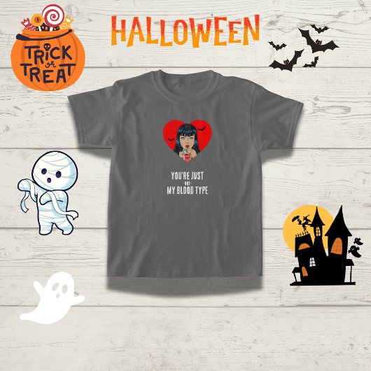 "Du bist einfach nicht mein Bluttyp" Funny Vampire T-Shirt