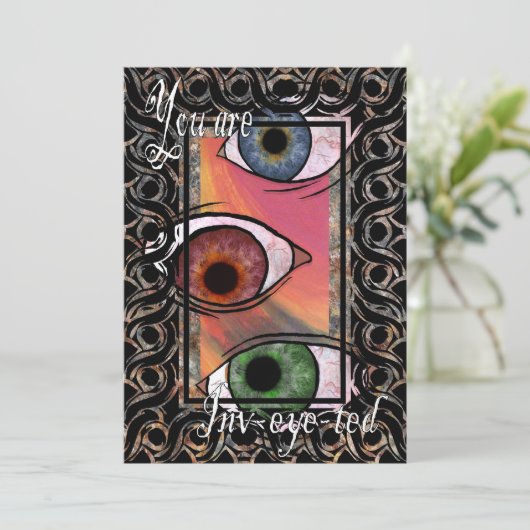 Du bist eingebildet einladung (Stehend Vorderseite)