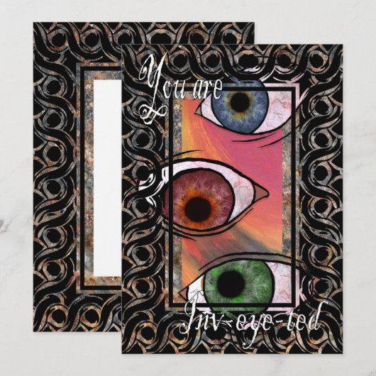 Du bist eingebildet einladung (Vorne/Hinten)