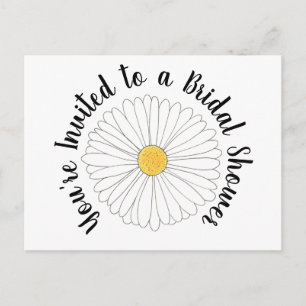 Du bist eingeladen Daisy Flower Brautparty Floral Einladungspostkarte