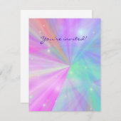 Du bist eingeladen! einladung (Vorne/Hinten)