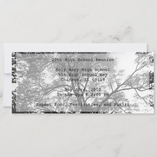 Du bist eingeladen!Einladung. Einladung (Rückseite)