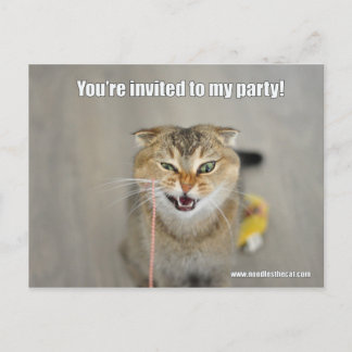 Du bist eingeladen einladungspostkarte