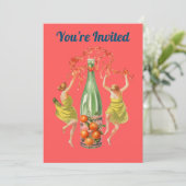 Du bist eingeladen Red Einladung (Stehend Vorderseite)