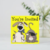 Du bist eingeladen! SRF Einladung (Stehend Vorderseite)