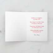 Du bist eins an einem melonischen Geburtstag Karte (Innenseite)